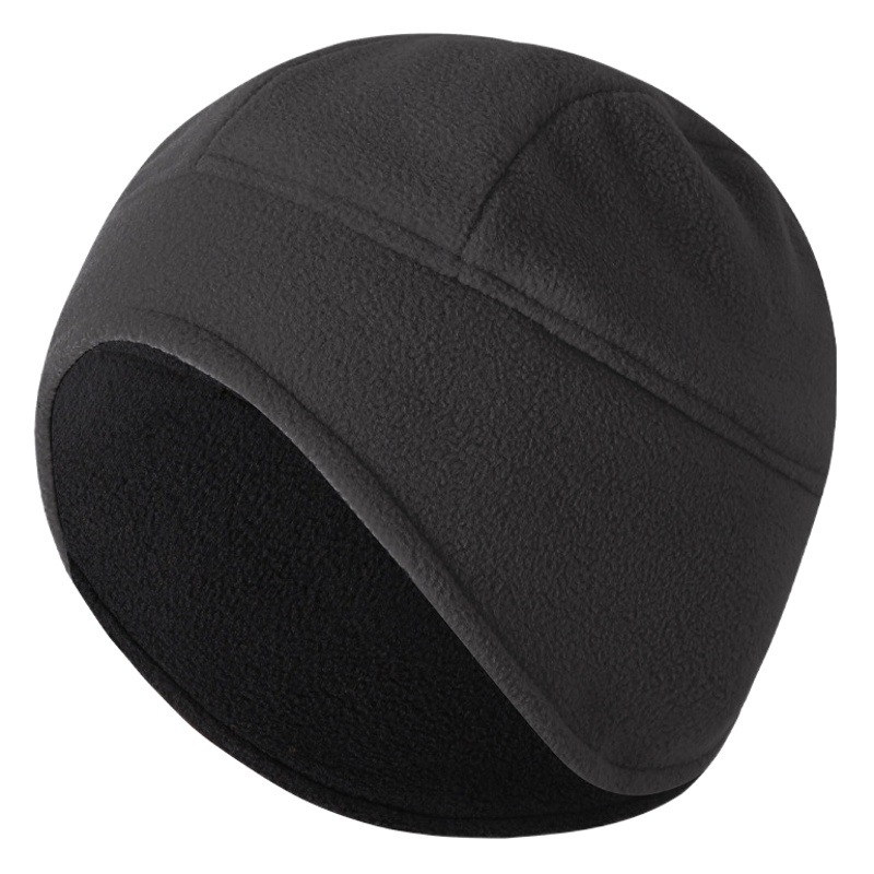 Fleece-Lined Windproof Lei Feng Hat with Ear Protection for Outdoor Cycling, Thickened and Warm