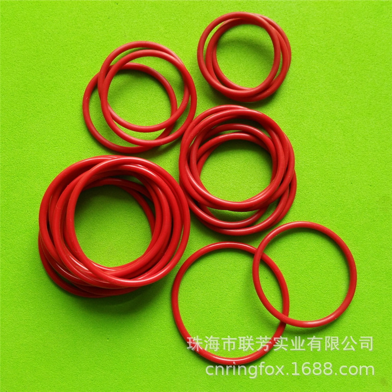 靓品硅胶密封圈 红色硅胶O型圈 原色硅胶O型圈 拒水胶圈 平价包邮