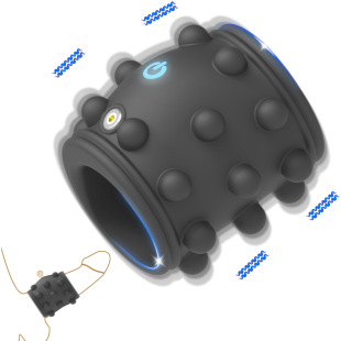 Mine vibration lock ring male penis delay anti-fire block ring glans masturbation massager husband and wife resonance
