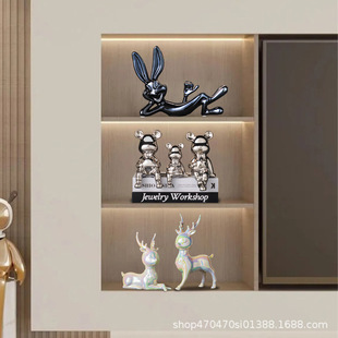 Modern Wine Cabinet Decorations High-end Light Luxury Atmospheric High-grade Living Room TV Cabinet Sideboard housewarming gifts