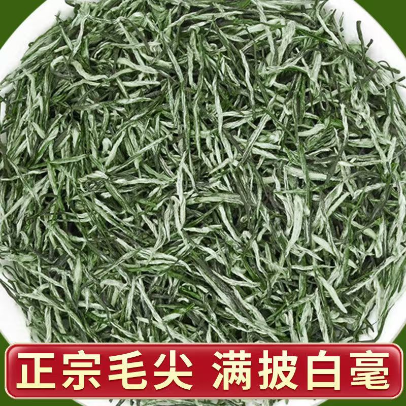 毛尖茶叶高山绿茶四川毛尖2025新茶散装春茶明前嫩芽500g批发送礼