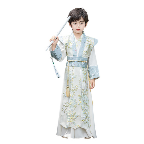 Boys' Hanfu 2024 New Spring and Autumn Style Ancient Style Year of the Dragon Children's Costumes Senior Knight Chinese Performance Suits Wholesale