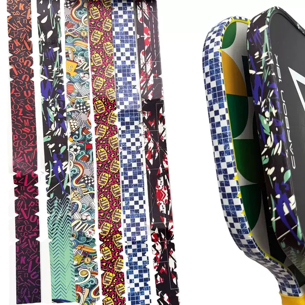In-Stock Colorful Pickleball Racket Head Protector Frame Tape to Prevent Frame Scratches and Damage, Dry Pu Edge Guard Strip 76cm