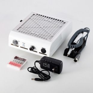 Nail Removal, Vacuuming, Silent Two-In-One Manicure Polishing, Rotatable Vacuum Cleaner, Grinder, Cross-Border Nail Dust, High Power