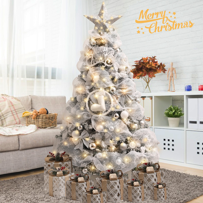 Shengyuan nuevo conjunto de árbol de Navidad DIY gran decoración de Navidad interior y exterior decoración de diseño de fábrica solo cabello
