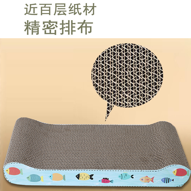 ペット用品の工場直接供給、傷つきにくい爪、大きな段ボール紙の猫の爪とぎボード、漫画の脱落しない猫のおもちゃの卸売|undefined
