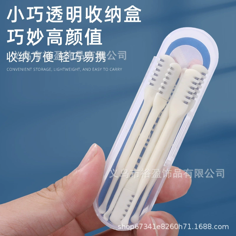 Нож для волос в штучной упаковке Один кусок триммер для волос в носу Двухголовый портативный нож для волос в коробке ручной вращающийся нож через границу