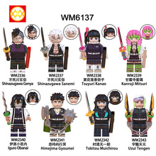 动漫系列WM6137外贸货品袋装儿童玩具拼装积木人仔