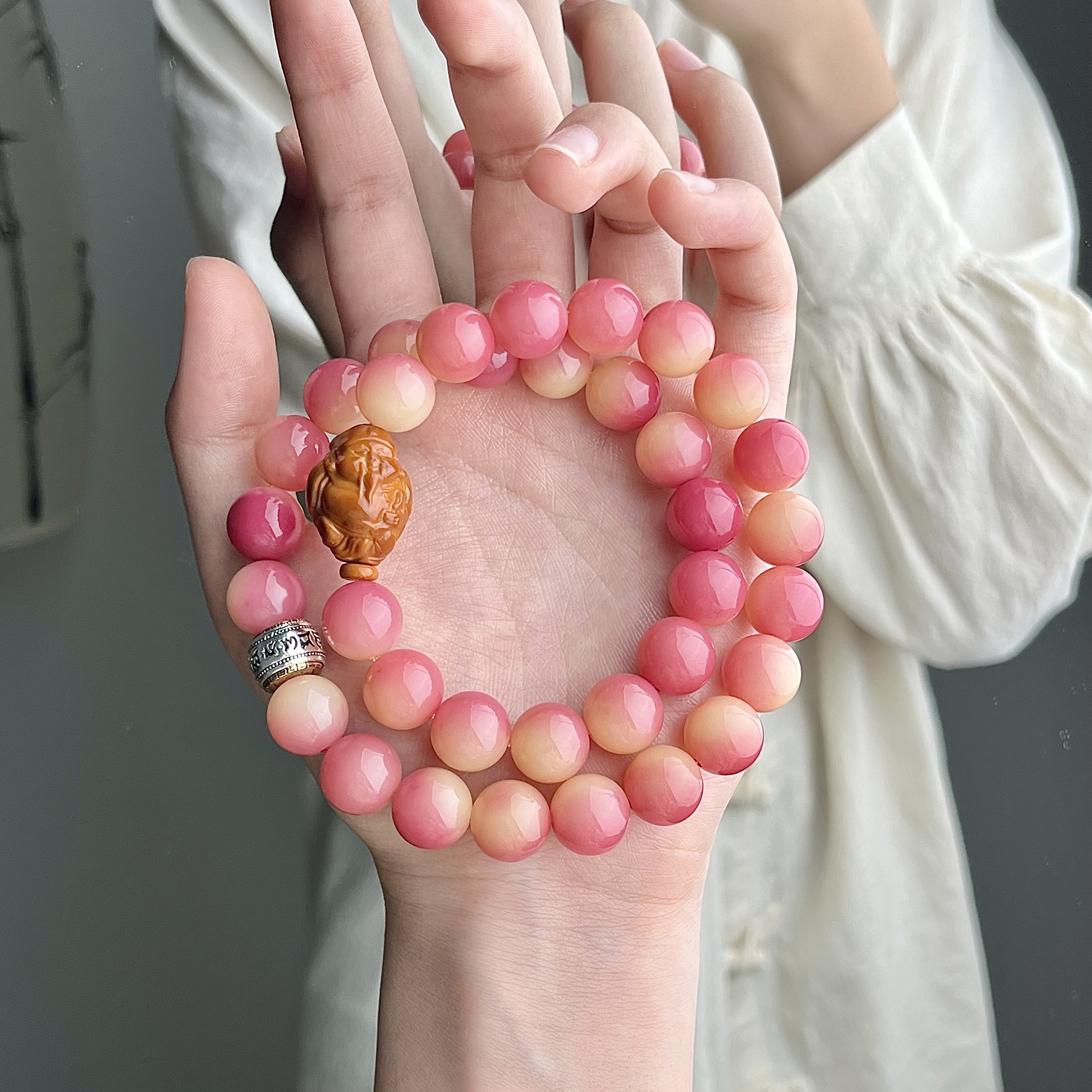 Xianze [둥근구슬 이중원] 11-12mm