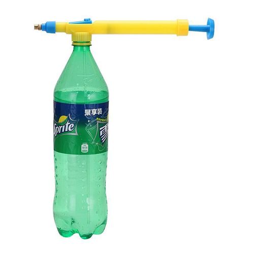 Manual cola bottle nozzle Garden watering sprayer Reciprocating sprayer Pull-out beverage bottle sprayer 