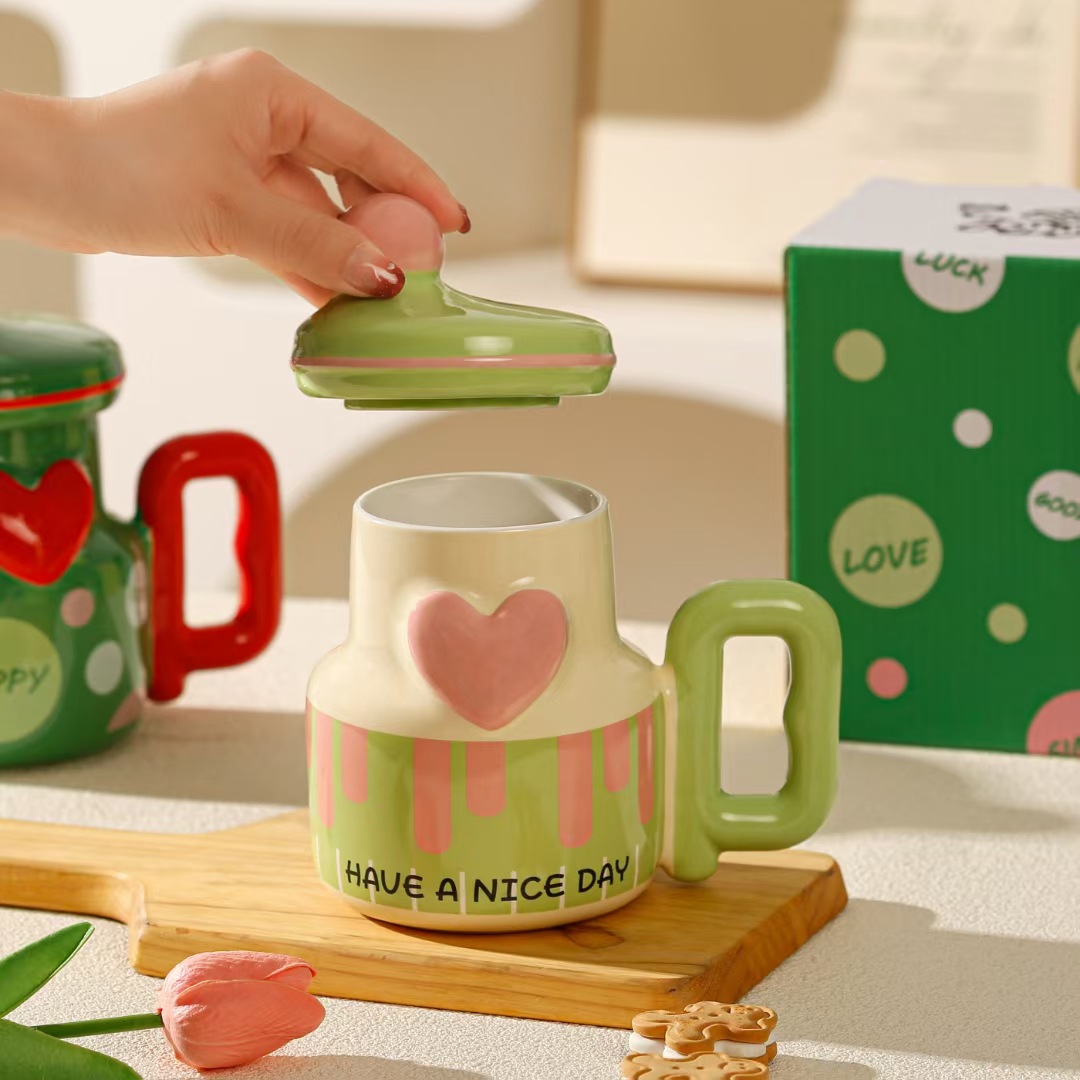 Taza linda y divertida Taza de alto valor y gran capacidad para niños, amigos y hermanas Regalos para parejas Taza de regalo