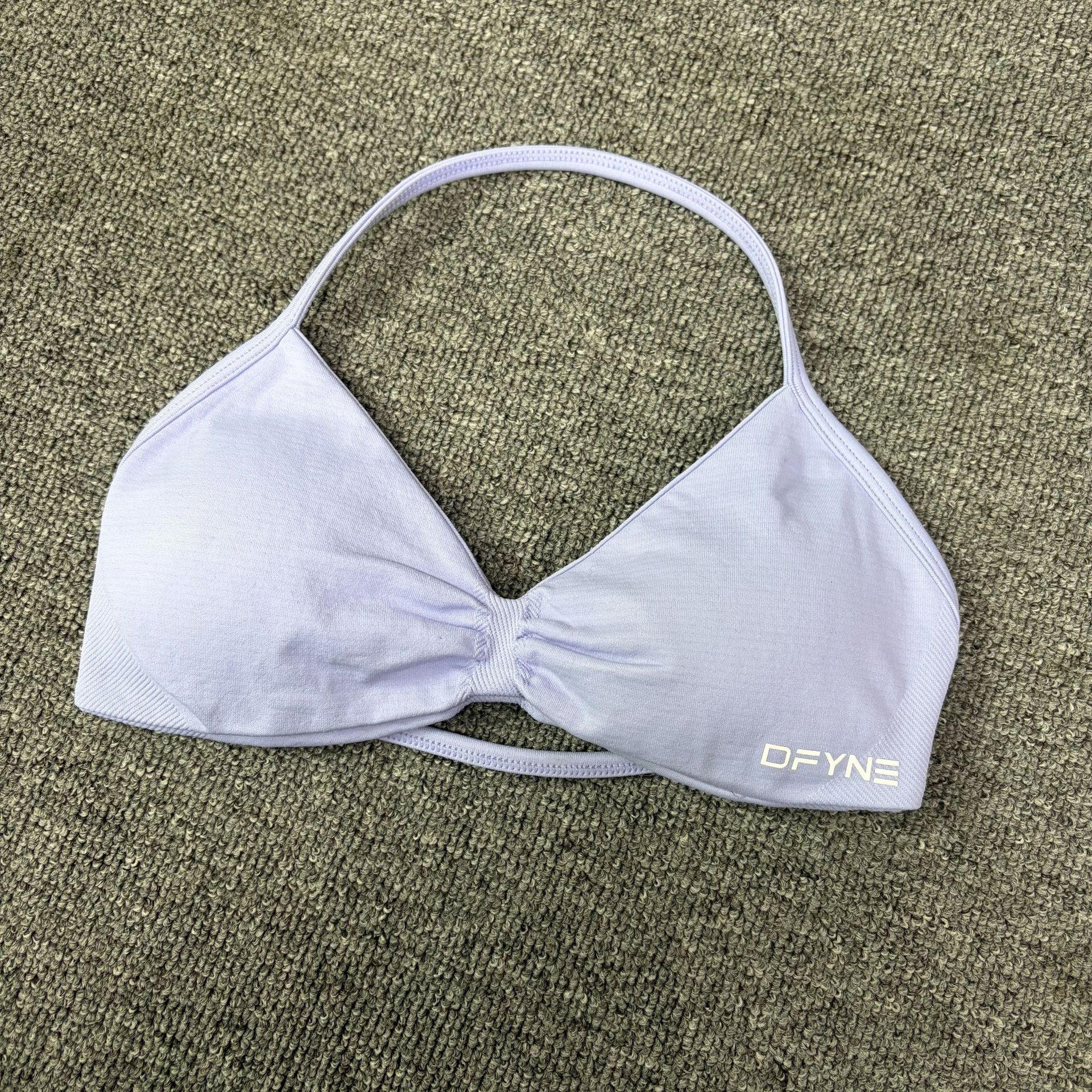 Bra deportivo de cuello colgante transfronterizo Europa y América nueva ropa interior sin marcas de fitness yoga rápido chaleco pequeño