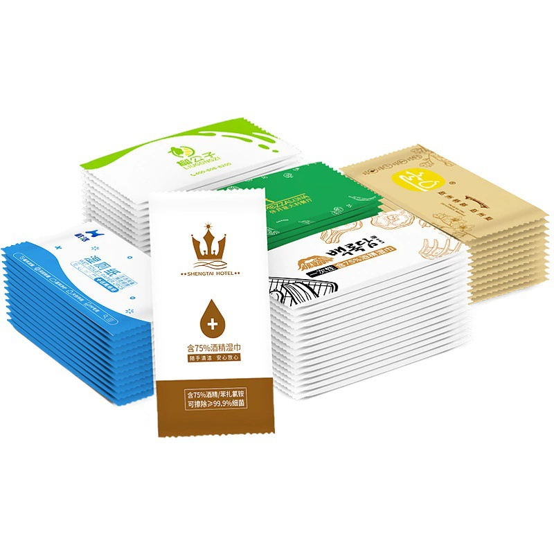 Авиационные салфетки на заказ логотипы одноразовые моющие салфетки