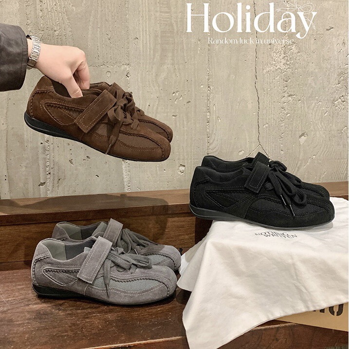 Personal Collection Version of Women's 2025 New Model Velcro Ballet Trainers Casual Sports Shoes Salomon