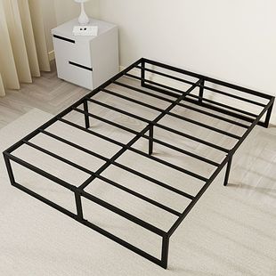 Cross-border Iron Bed Frame Simple Household Bedroom Rental Room Living Room Removable Folding Double Iron Bed Frame