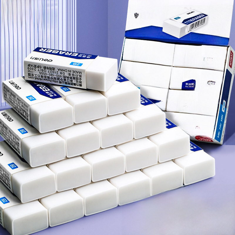 Deli eraser 7536 senior high school entrance examination eraser 2B primary school student answer card examination pencil eraser stationery