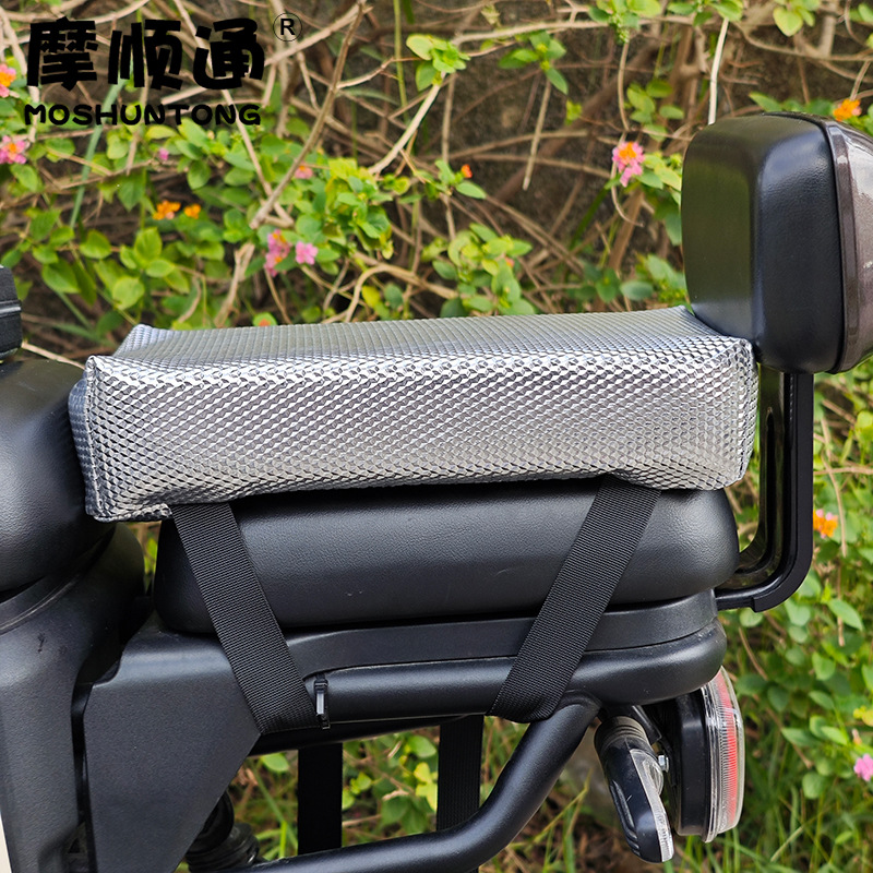 New National Standard Segmented Electric Vehicle Elevated Shock Absorbing Cushion Cover Battery Car Rear Seat Thickened Sunscreen Waterproof Soft Cushion