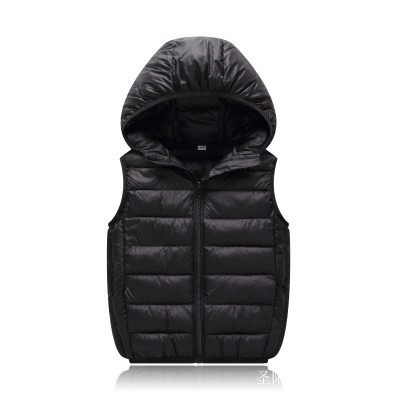 Chaleco de algodón ligero para niños Chaleco de bebé chaleco para niños niñas chaleco exterior con capucha para niños entrega de una pieza