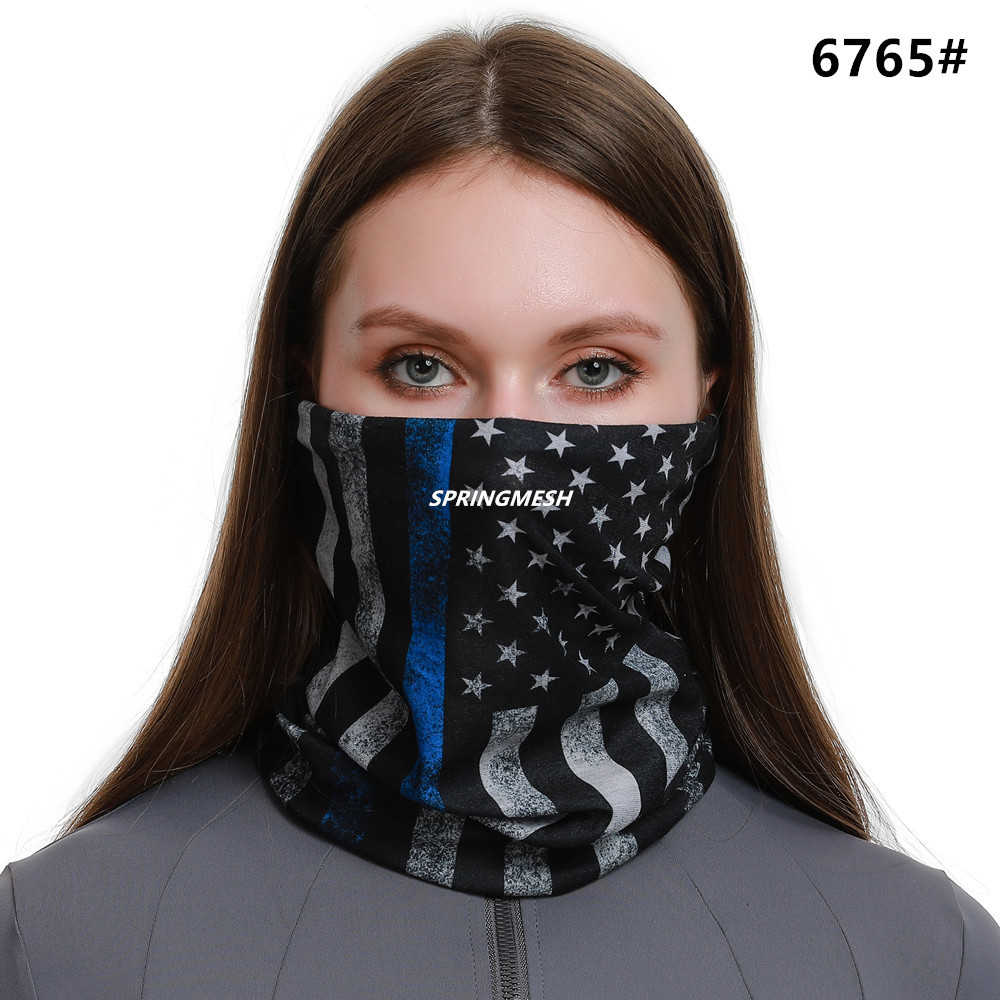 Sun protection face mask, outdoor hiking sunshade, UV-resistant camouflage multi-functional seamless magic headscarf