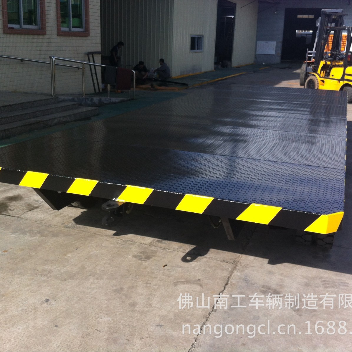 牵引平板拖车厂家直销10吨重型平板拖车 全挂式平板拖车 拖挂车