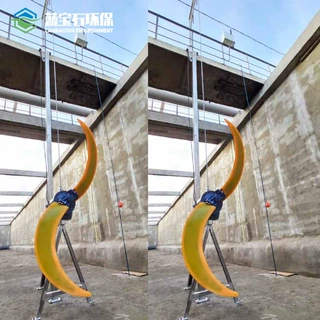 缺氧区MBBR专用填料专用推流器 QDT两片式螺旋浆潜水推进器蓝宝石