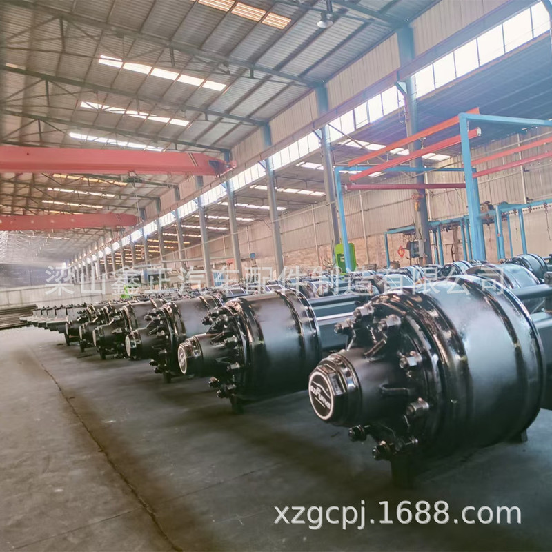 Source manufacturers semi-trailer axle drum brake axle ton truck German American axle axle axle