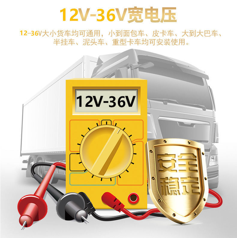 10inch Passenger and Cargo Vehicle Four-Way Monitoring Display Screen MP5 All-in-One Machine IPS High-Definition Reverse Camera Recorder Voice-Controlled Version