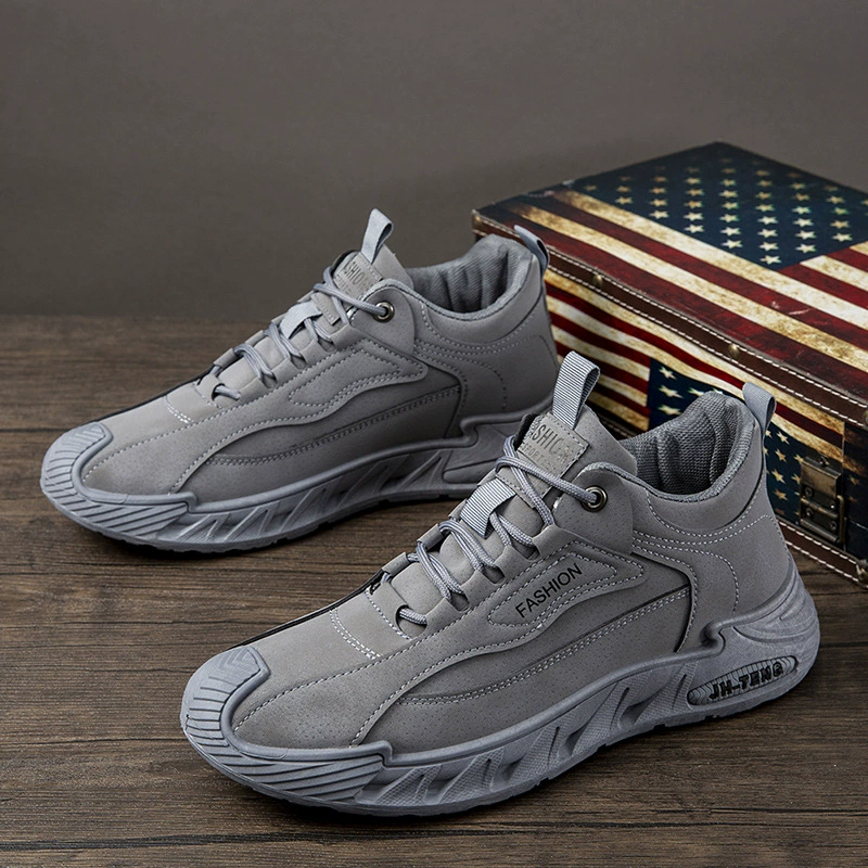Мужские кроссовки большого размера для трансграничной торговли, новинка 2025 года, мужские спортивные кроссовки на мягкой подошве, уличные ретро-кроссовки, повседневные кроссовки на шнуровке для бега