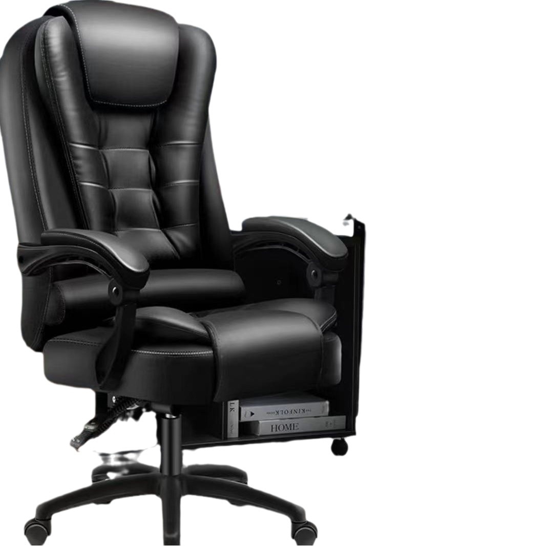 Silla de computadora Silla sedentaria cómoda para el comercio exterior Hogar al por mayor silla de oficina de cuero respaldo silla de clase media asiento de elevación de cintura