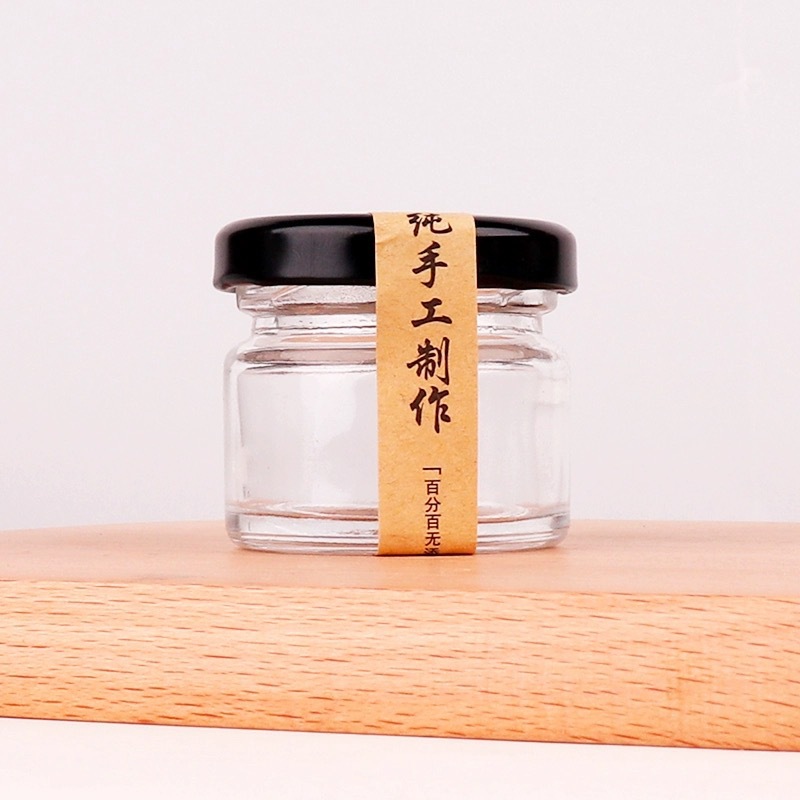 25ml小号透明玻璃瓶 喜蜜瓶 燕窝瓶子批发 蜂蜜瓶玻璃瓶 婚庆用品