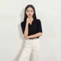 翻领夏季短袖休闲针织衫