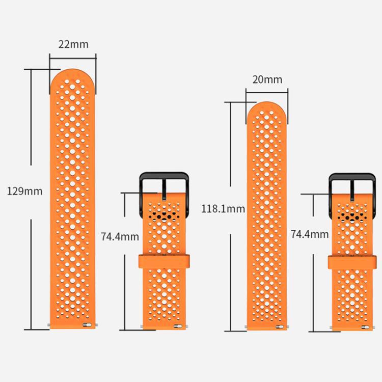 Para el reloj Xiaomi Watch S4 Sport 20 / 22mm correa deportiva de silicona transpirable
