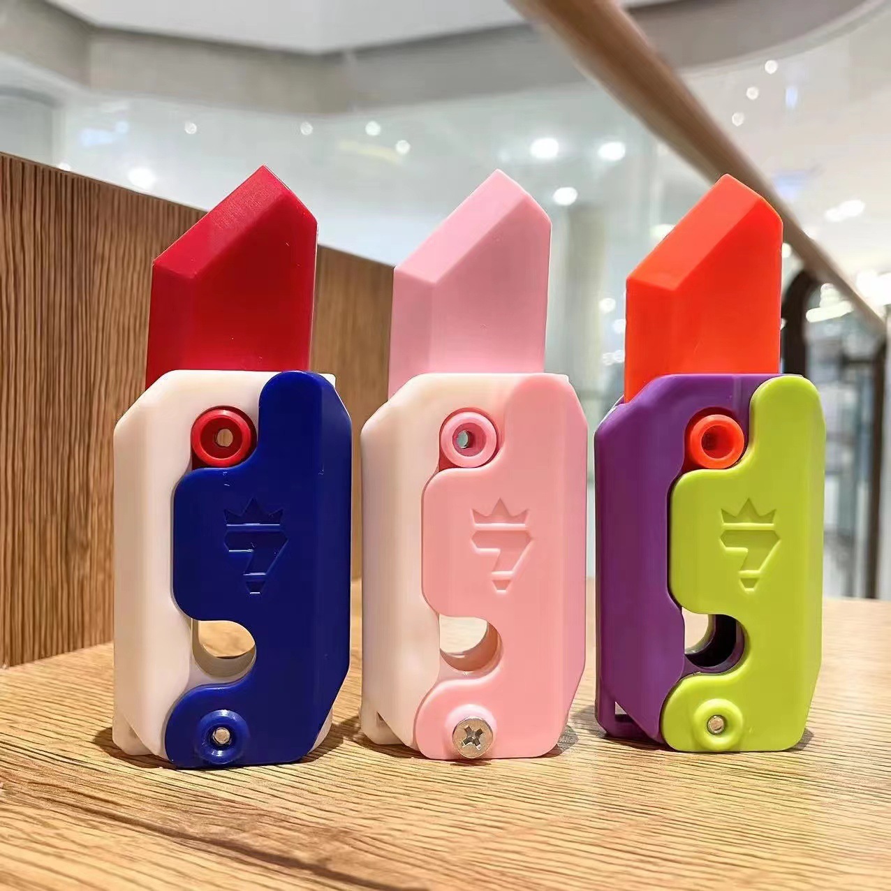 Douyin same explosion luminous radish knife 3D gravity radish knife…