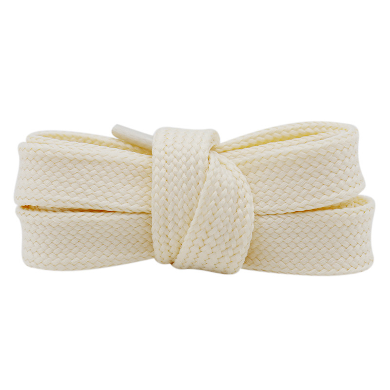 Coolo oro poliéster color sólido plana grasa zapatos ancho de banda 1,8 cm pantalones cuerda elástica banda suéter sombrero cuerda con accesorios