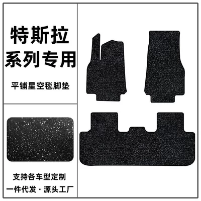 Suitable for Tesla Model Y car floor mats, Model 3 starry sky blanket, and Model YL interior modification and protection