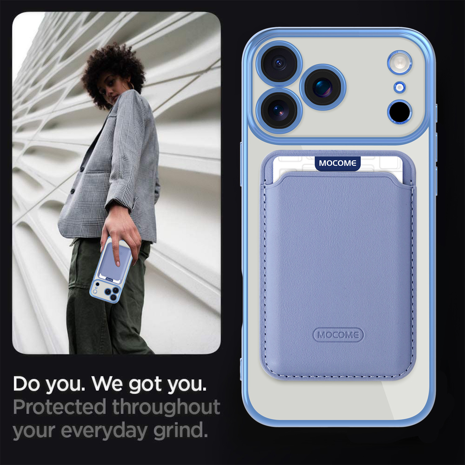 Neue magnetische Hülle im CD-Design mit Kartenhalter für iPhone 17 Pro Max, stoßfeste Hülle für alle iPhone-Serien_voghion.com