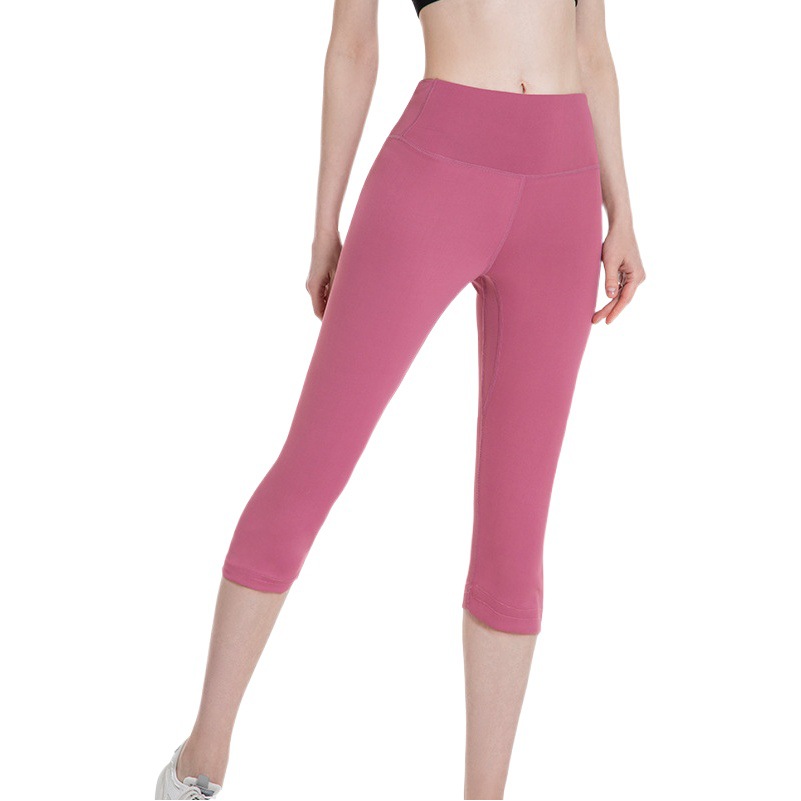 Pantalones de yoga tres cuartos Juyitang para mujer, ropa de verano para exteriores, shorts de fitness ajustados y transpirables.