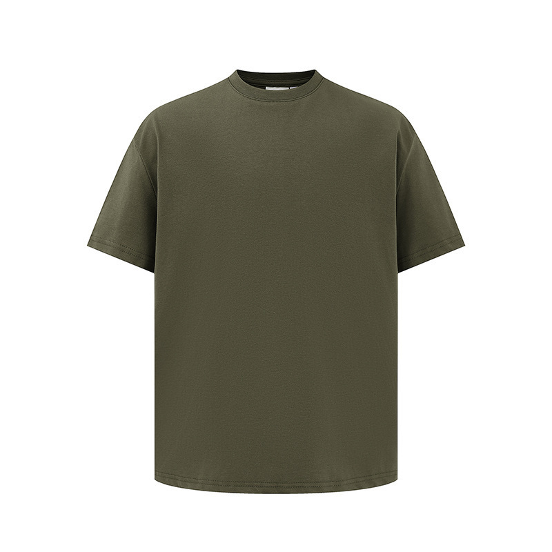 Nanxia Summer Style Solid Color Round Neck Regular Fit Short Sleeve Sorona Technology Ice Cooling T-Shirt for Men