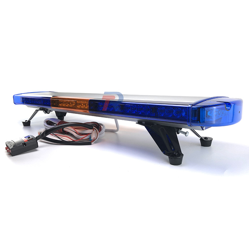 100CM39 pulgadas ultra delgada azul amarillo azul 72LED / rescate techo flash camión coche larga fila luz de advertencia