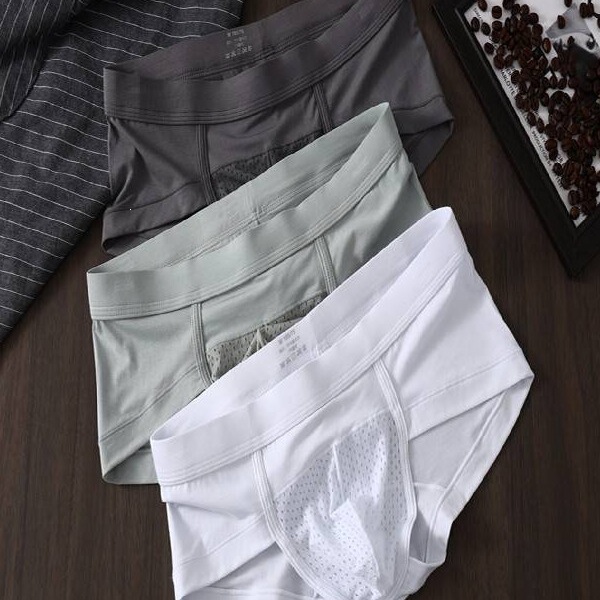 Dr. JiJi's three-panel breathable mesh men's underwear, sporty, stylish, soft, young men's briefs Dr. JiJi's three-panel breathable mesh men's underwear, sporty, stylish, soft, young men's briefs