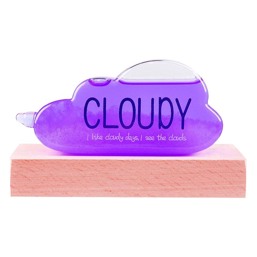 Pronóstico del tiempo botella tormenta nube tiempo botella creativo regalo de cumpleaños en línea celebridad ins Reunión Anual regalo