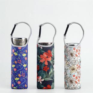 insert buckle vacuum cup cover water cup cover diving fabric cup cover glass cup cover printable LOGO cup cover
