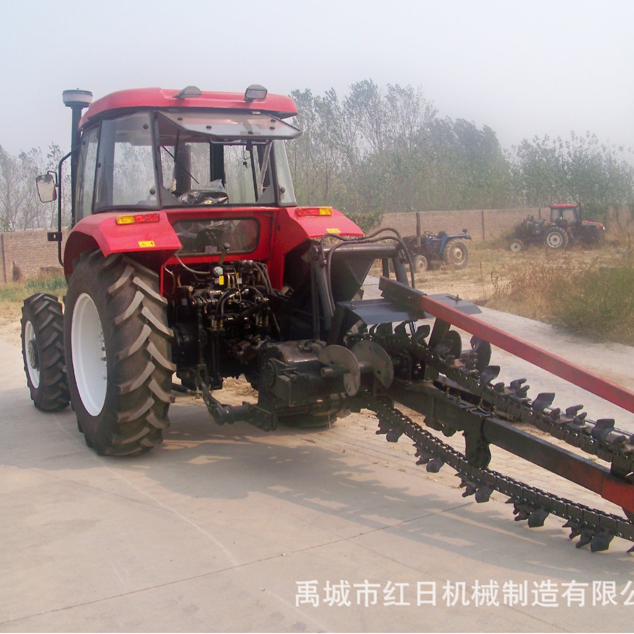 厂家开沟机供应 拖拉机配套链式开沟机1KHL 40链式开沟机