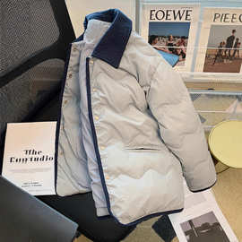 大码欧货加棉加厚棉衣棉服女2025年冬季新款胖mm高级感超好看外套