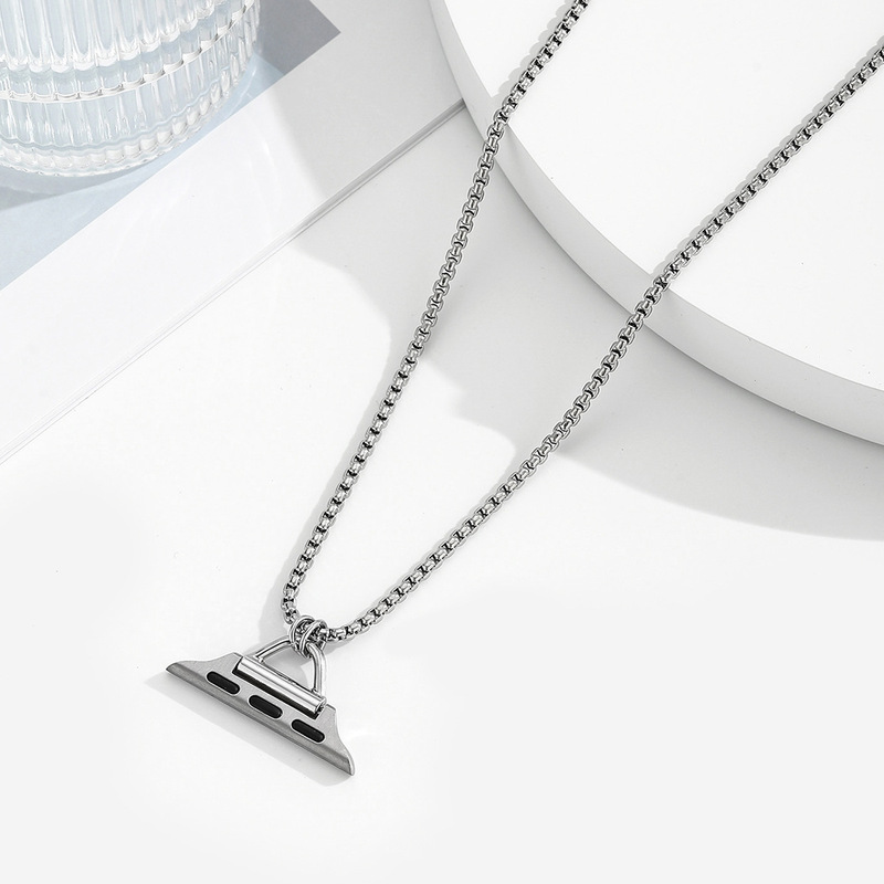 Suitable for Watch Strap iWatch Watch Chain Hanging Neck Necklace Apple Watch Chain Female Applewatch Ultra Watch Strap Metal Suitable for Watch Strap iWatch Watch Chain Hanging Neck Necklace Apple Watch Chain Female Applewatch Ultra Watch Strap Metal
