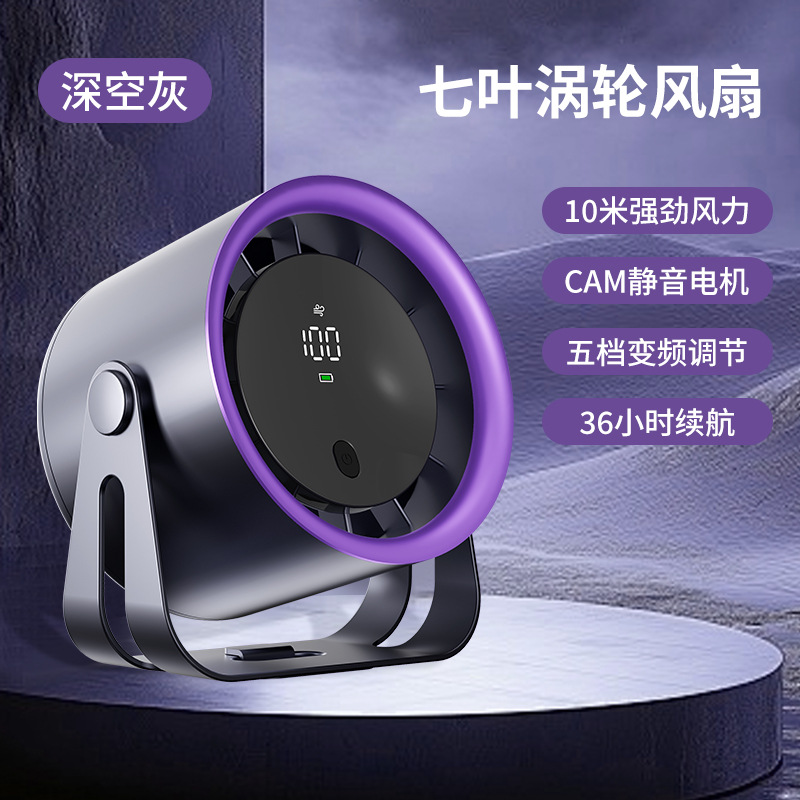 Modelo privado escritorio pequeño ventilador dormitorio sacudiendo la cabeza escritorio USB carga portátil oficina hogar silencioso pequeño ventilador regalo