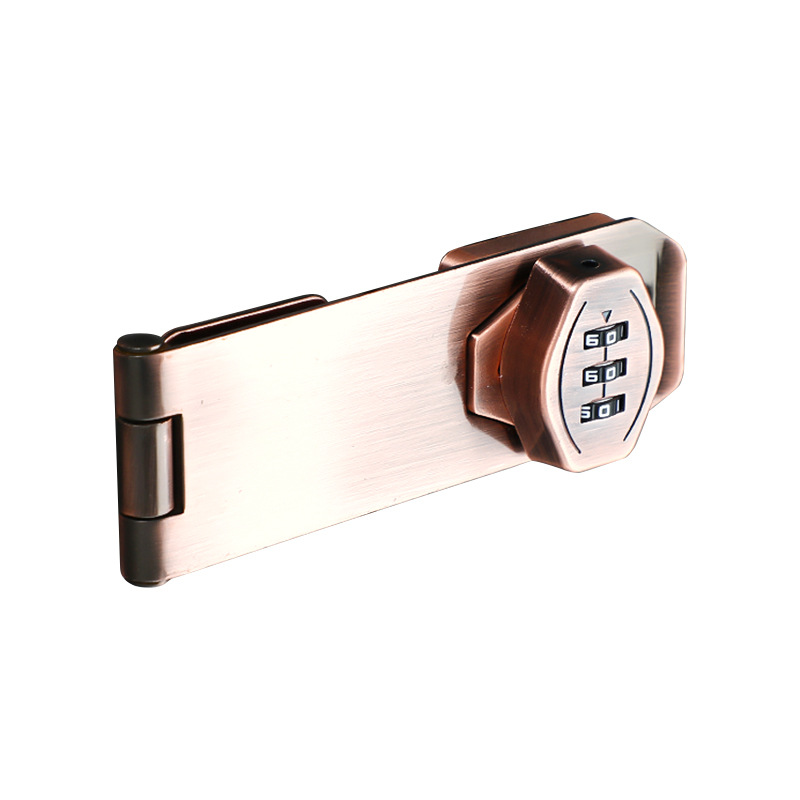 Cerradura de contraseña cerradura de refrigerador sin perforaciones cerradura de cajón antirrobo cerradura de gabinete abierta doble cerradura de gabinete de archivo cerradura de puerta corredera