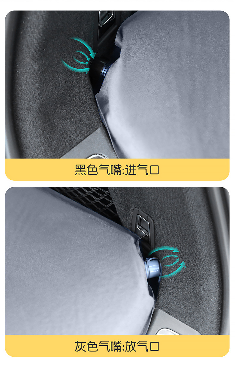 Xiaomi Su7/Yu7 Car Automatic Inflatable Mattress, Car Suv Trunk Sleeping Pad, Travel Bed, Camping Essential