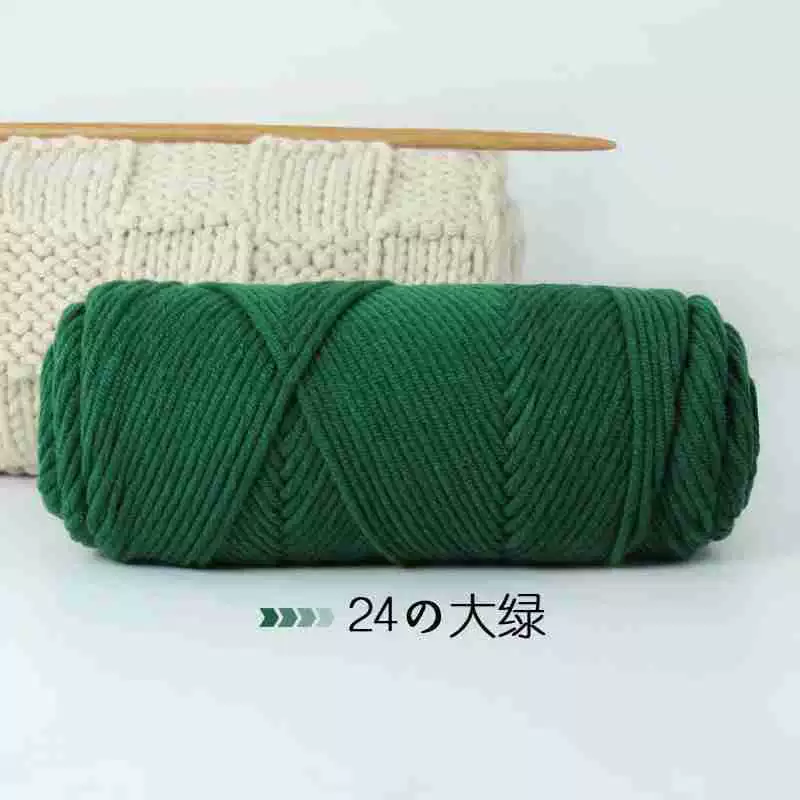 8-проволочная пряжа Lover Cotton, толстая расширенная волокнистость, моток 100 г, крупный вязальный размер 3–7 мм, 5 шт.