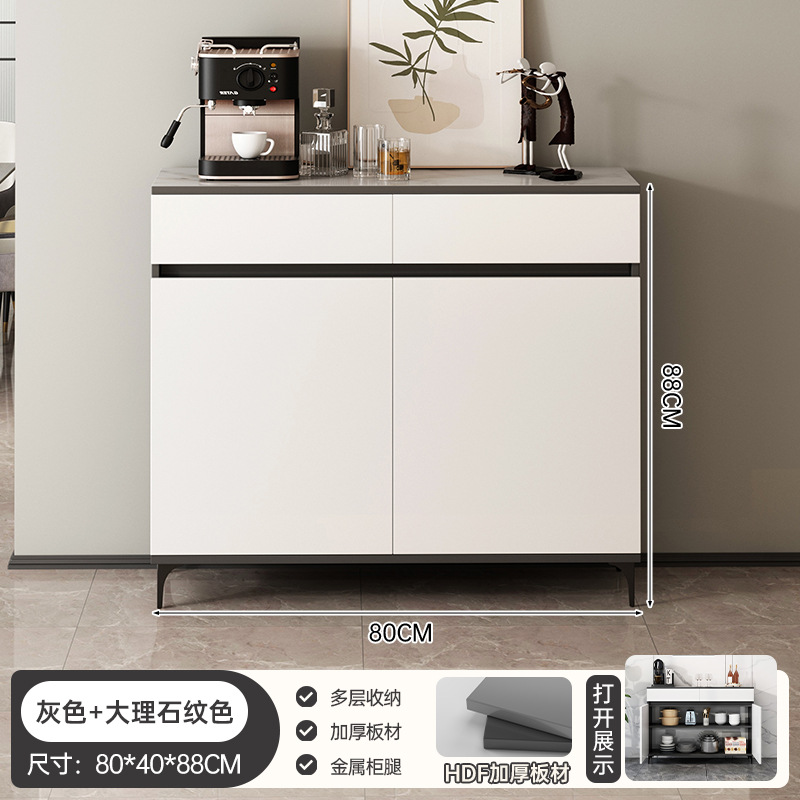 Gabinete de comedor sala de té armario de almacenamiento armario de almacenamiento contra la pared armario de vino integral sala de estar armario de pared cafetera armario de almacenamiento